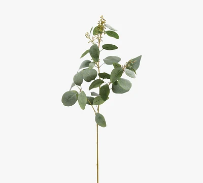 Faux Eucalyptus Leaf Branches - Set of 3