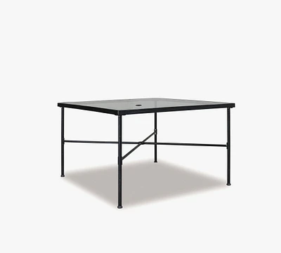 Bowie Glass Square Outdoor Dining Table (44")