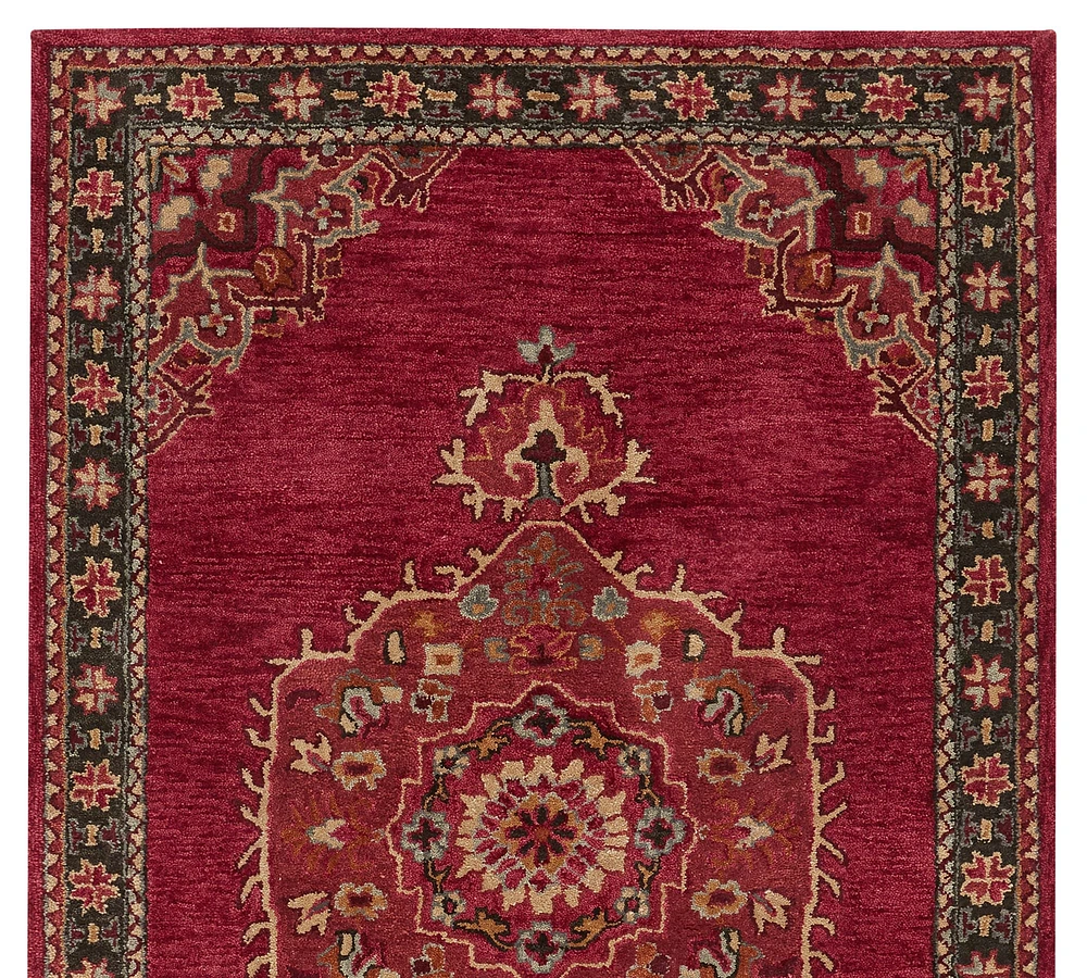 Aamir Hand-Tufted Persian-Style Wool Rug