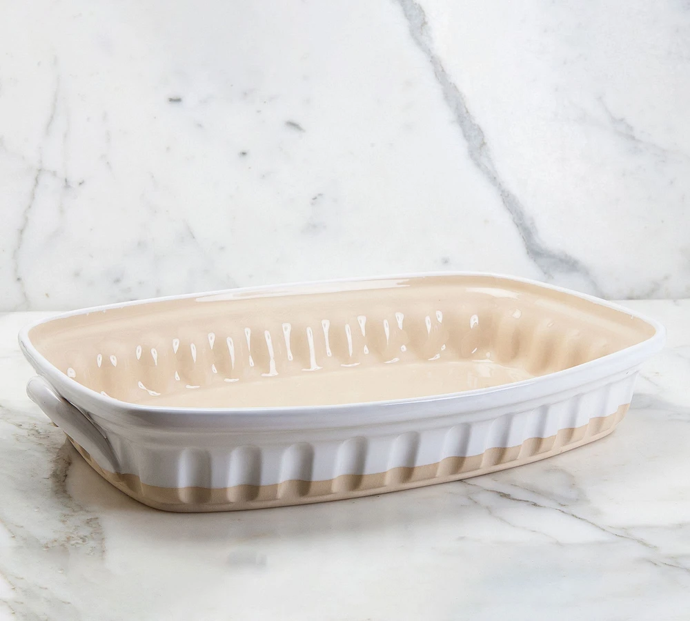 Handcrafted Ceramic Rectangular Baker