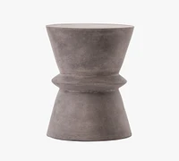 Clessidra Concrete Outdoor End Table