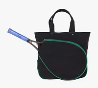 Two-Tone Canvas Tennis Tote