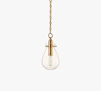 Mayla LED Glass Pendant (8"-18")