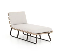 Marjane Teak Outdoor Chaise Lounge