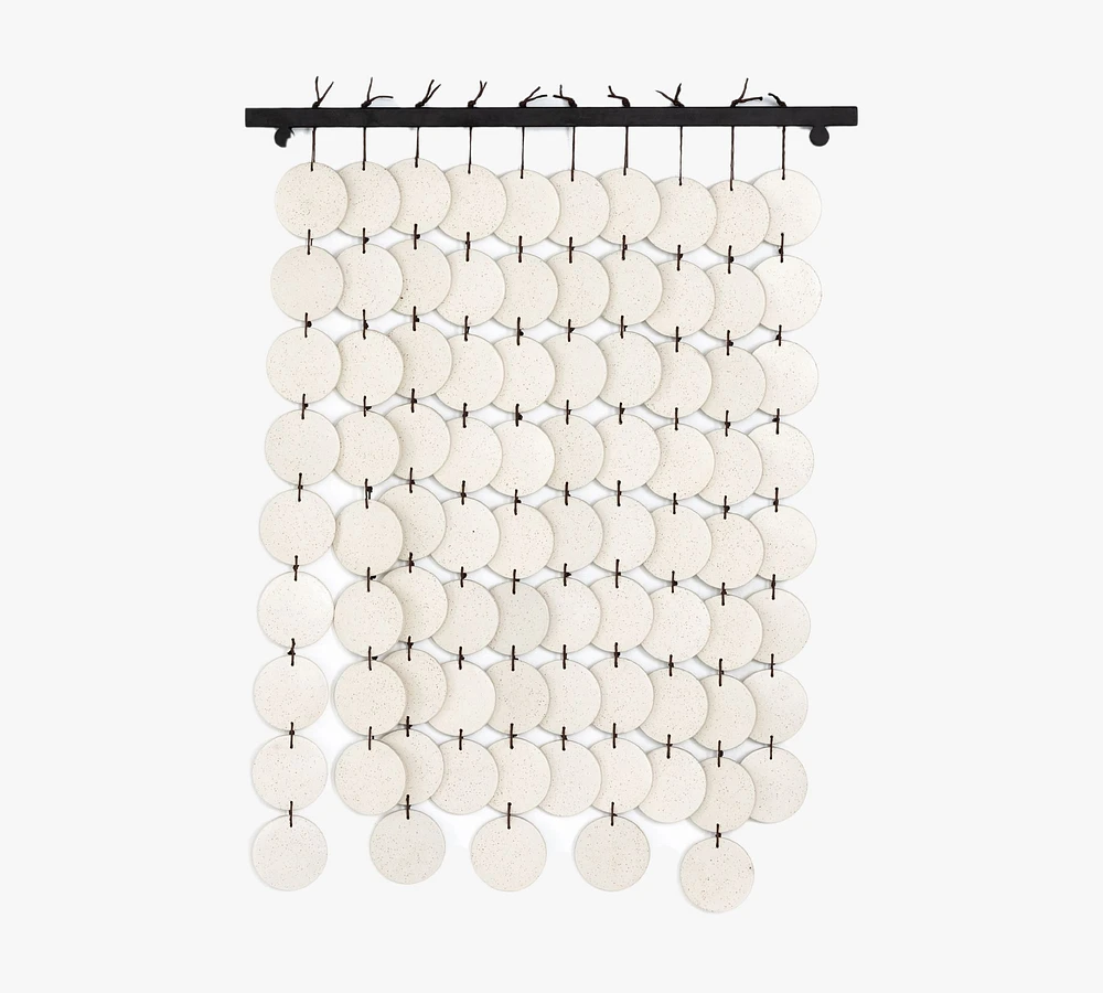 Speckled Ceramic Hanging Wall Art