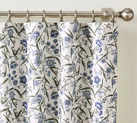 Iris Floral Blackout Curtain