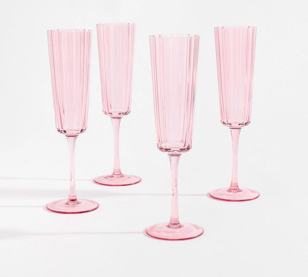 Fluted Glassware Collection