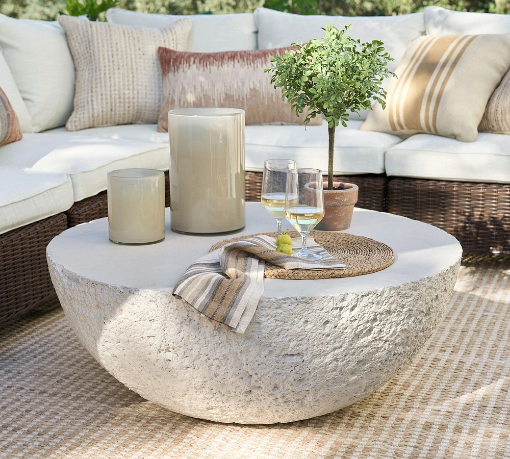 Bolinas Concrete Outdoor Coffee Table