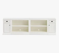 Aubrey Media Console with Open Cabinets (108")