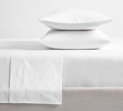 Italian 400-Thread-Count Percale Sheet Set