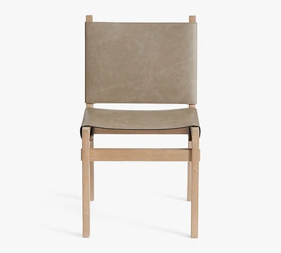 Noe Leather Sling Dining Chair