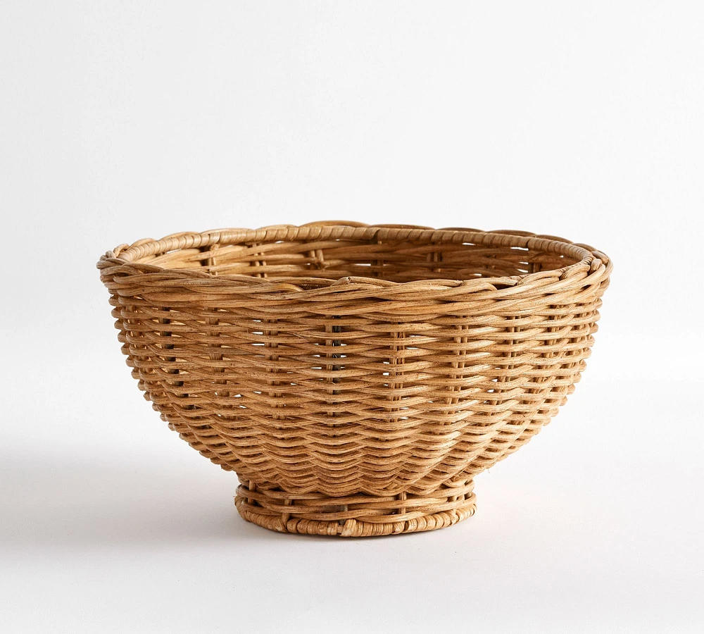 Handwoven Wicker Bowl