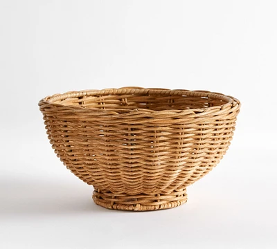 Handwoven Wicker Bowl