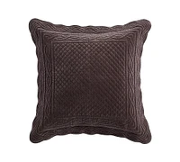 Velvet Heirloom Quilted Shams