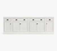 Aubrey Media Console with Open Cabinets (108")