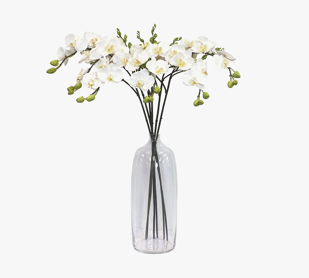 Faux Orchid Phalaenopsis Half Dozen Sprays