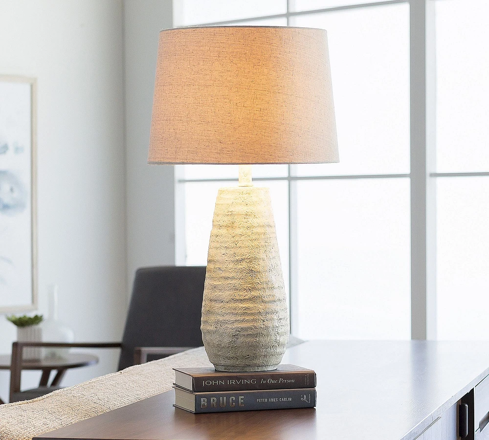 Decker Ceramic Table Lamp (27")