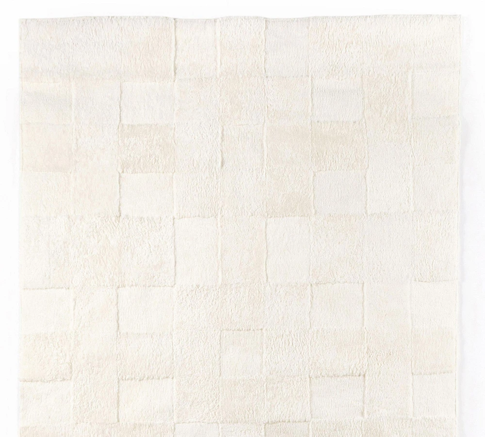 Gretel Patchwork Shearling Hide Rug