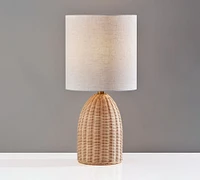 Braxton Rattan Table Lamp (19"-24")