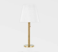 Bexley Metal & Rattan Table Lamp (29")