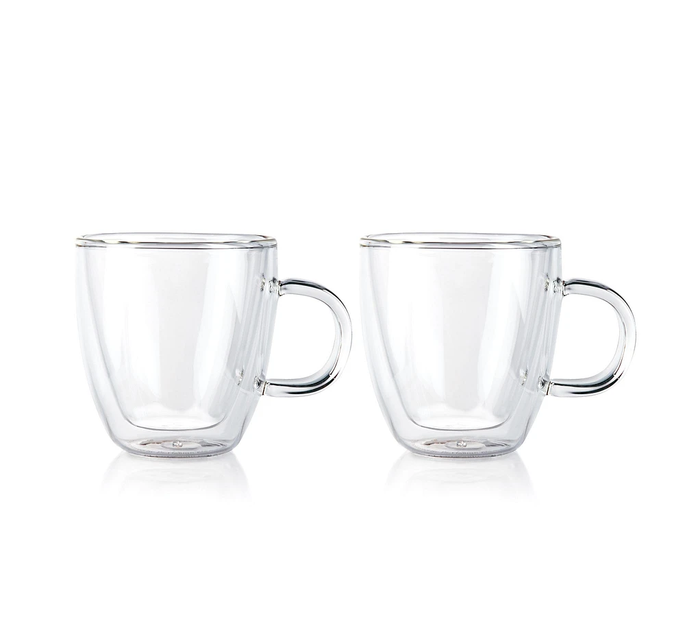 Bodum Bistro Double Walled Mugs - Set of 2