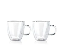 Bodum Bistro Double Walled Mugs - Set of 2