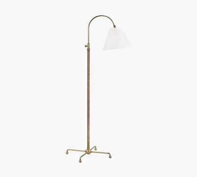 Caspar Metal & Rattan Table Lamp (31")