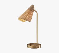 Cole Rattan Table Lamp (21")