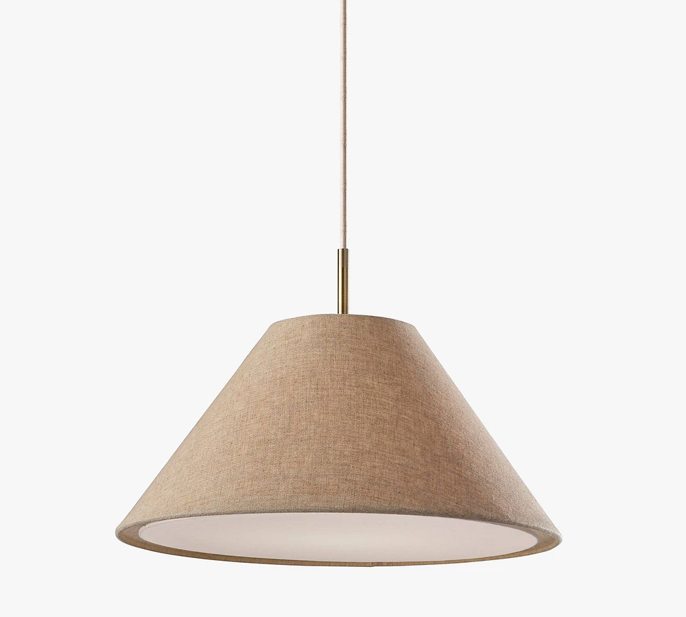 Holden Linen Pendant (18")