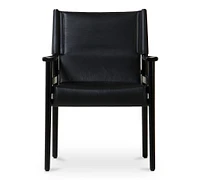 Calvin Leather Dining Armchair