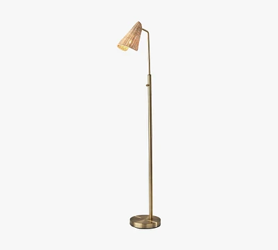 Cole Rattan Floor Lamp (58")