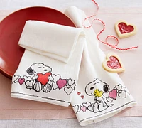 Peanuts Snoopy™ Hearts Cotton Tea Towels - Set of 2