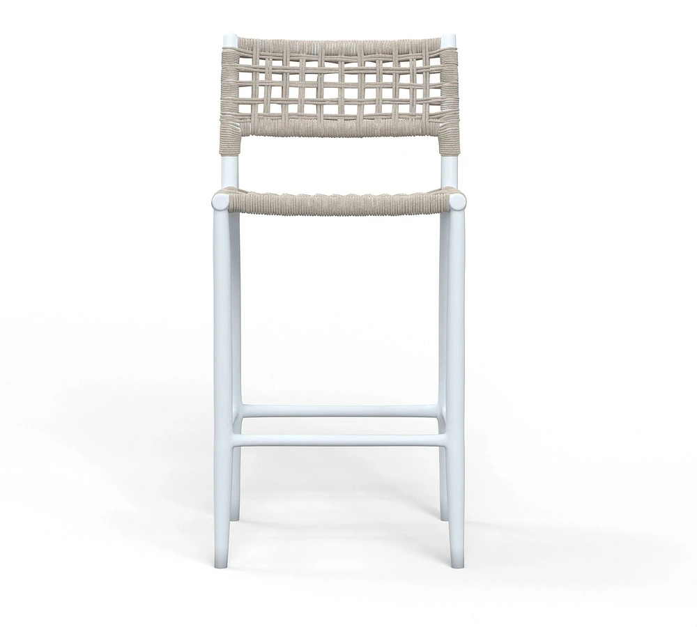 Rosanne Metal & Rope Outdoor Barstool