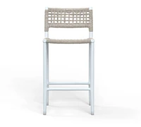 Rosanne Metal & Rope Outdoor Barstool