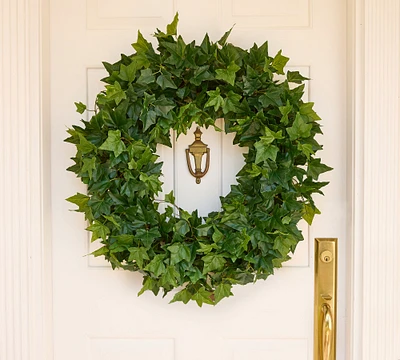 Faux Micro Ivy Leaf Wreath