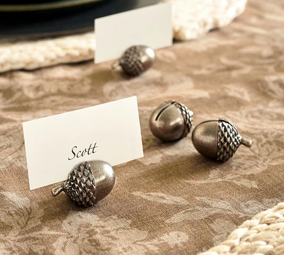 Acorn Place Card Holders - Set of 4