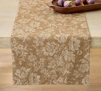 Brianna Floral Organic Cotton Table Runner