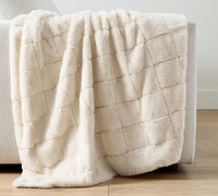 Fluffy Faux Fur Throw