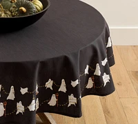 Scary Squad Organic Cotton Round Tablecloth