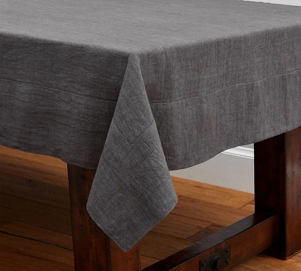 Mason Oversized Linen Tablecloth