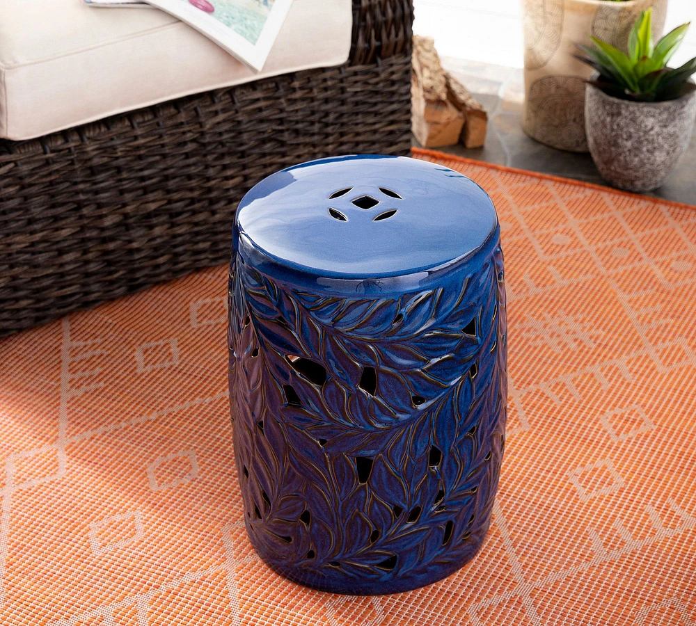 Ivy Ceramic Round Outdoor Accent Table