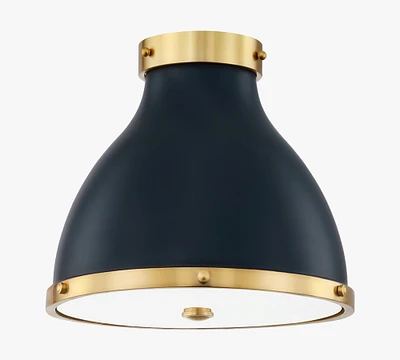 Jocelyn Metal Dome Flush Mount (16'')