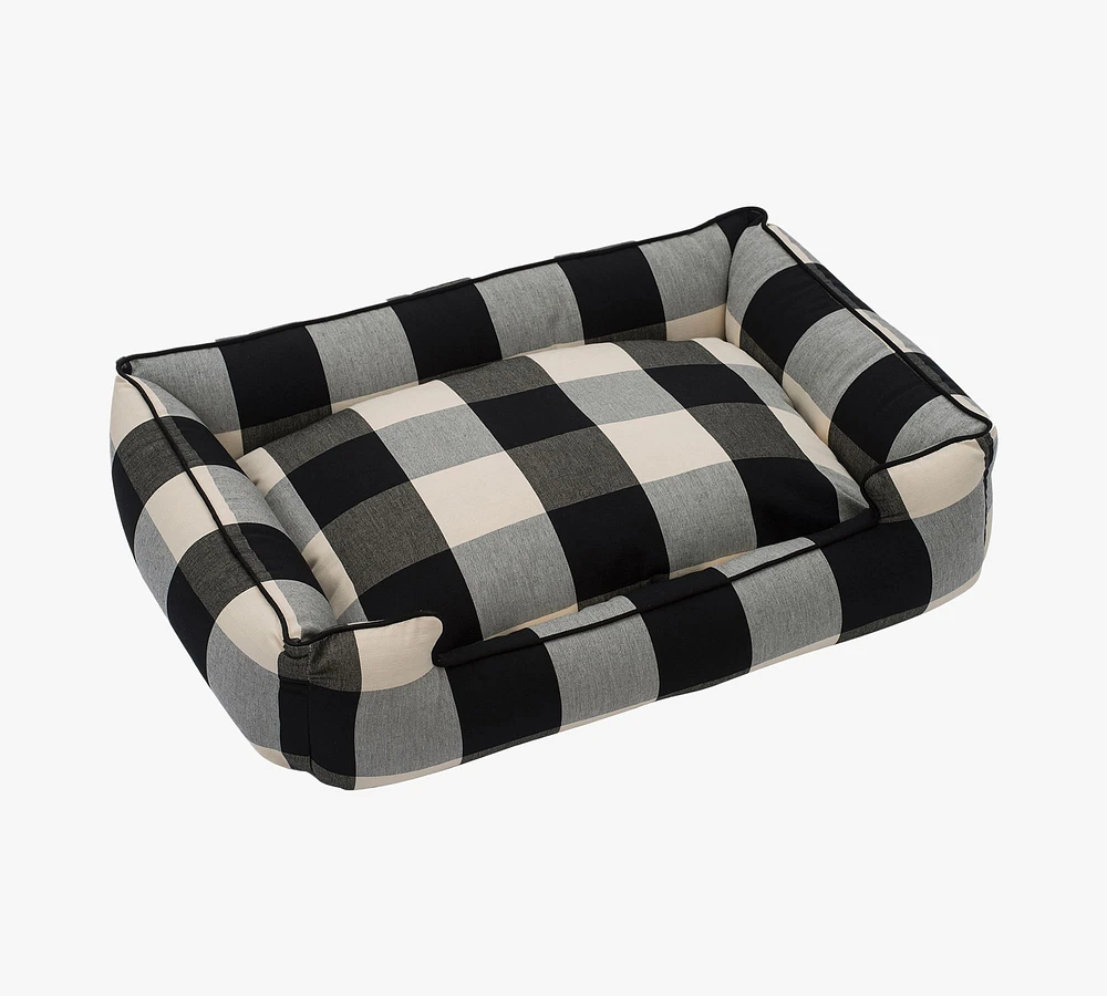 Checkered Lounge Pet Bed