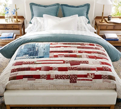 Americana Flag Reversible Quilt