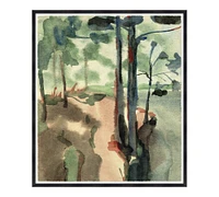 Forest Path Framed Print