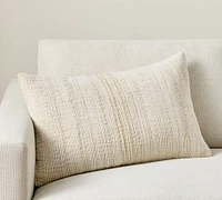 Textured Chenille Lumbar Pillow