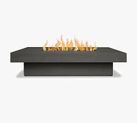 Chrisley Concrete Low Rectangular Propane Fire Pit Table (60")