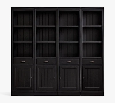 Aubrey Shelf with Cabinets (74.5")