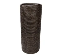 Tava Handwoven Rattan Round Umbrella Basket