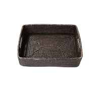 Tava Handwoven Rattan Rectangular Storage Basket